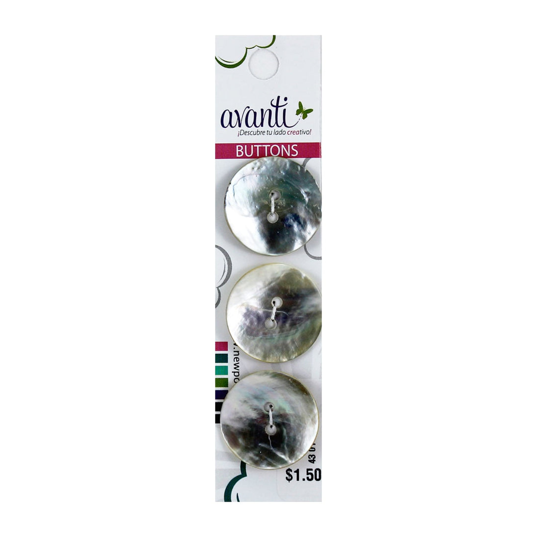 Sewing Buttons – 40L (25mm / 1 inch) with 2 Holes – Perfect for Heavy Outerwear, Tailored Suits & Home Decor