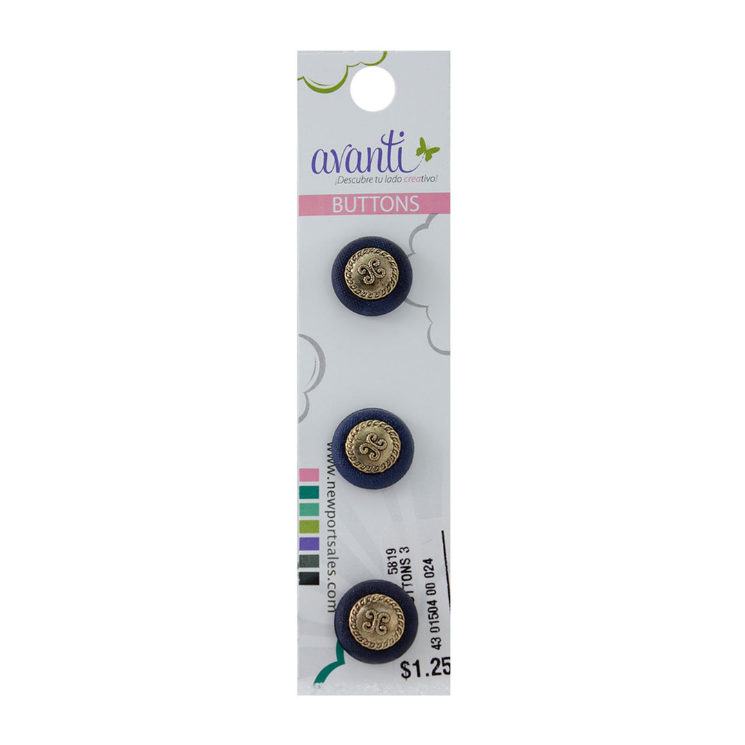 Sewing Buttons – 24L (15mm / 0.6 inches) with Shank Attachment – Perfect for Shirts, Cardigans & Children’s Clothing, 12-Pack