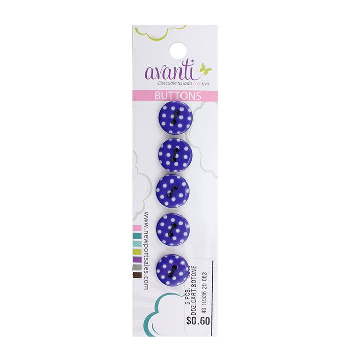 Sewing Buttons – 20L (11.5mm / 0.45 inches) with 2 Holes – Perfect for Jackets, Handbags & Decorative Projects