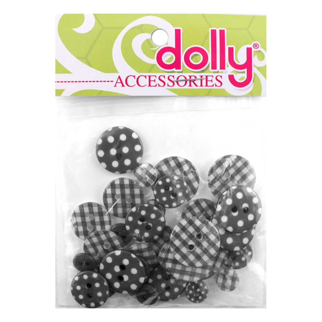 Sewing Buttons – 14L (8.5mm / 0.33 inches) with 2 Holes – Perfect for Baby Clothing, Dresses & Accessories, 12-Pack