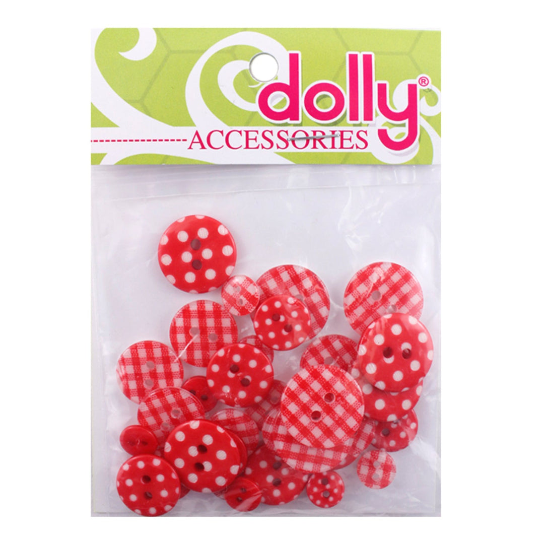 Sewing Buttons – 14L (8.5mm / 0.33 inches) with 2 Holes – Perfect for Baby Clothing, Dresses & Accessories, 12-Pack