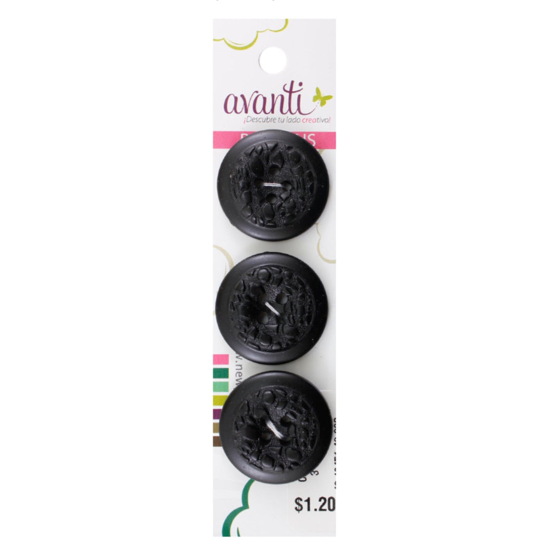 Sewing Buttons – 40L (25mm / 1 inch) with 2 Holes – Perfect for Heavy Outerwear, Tailored Suits & Home Decor, 6-Pack