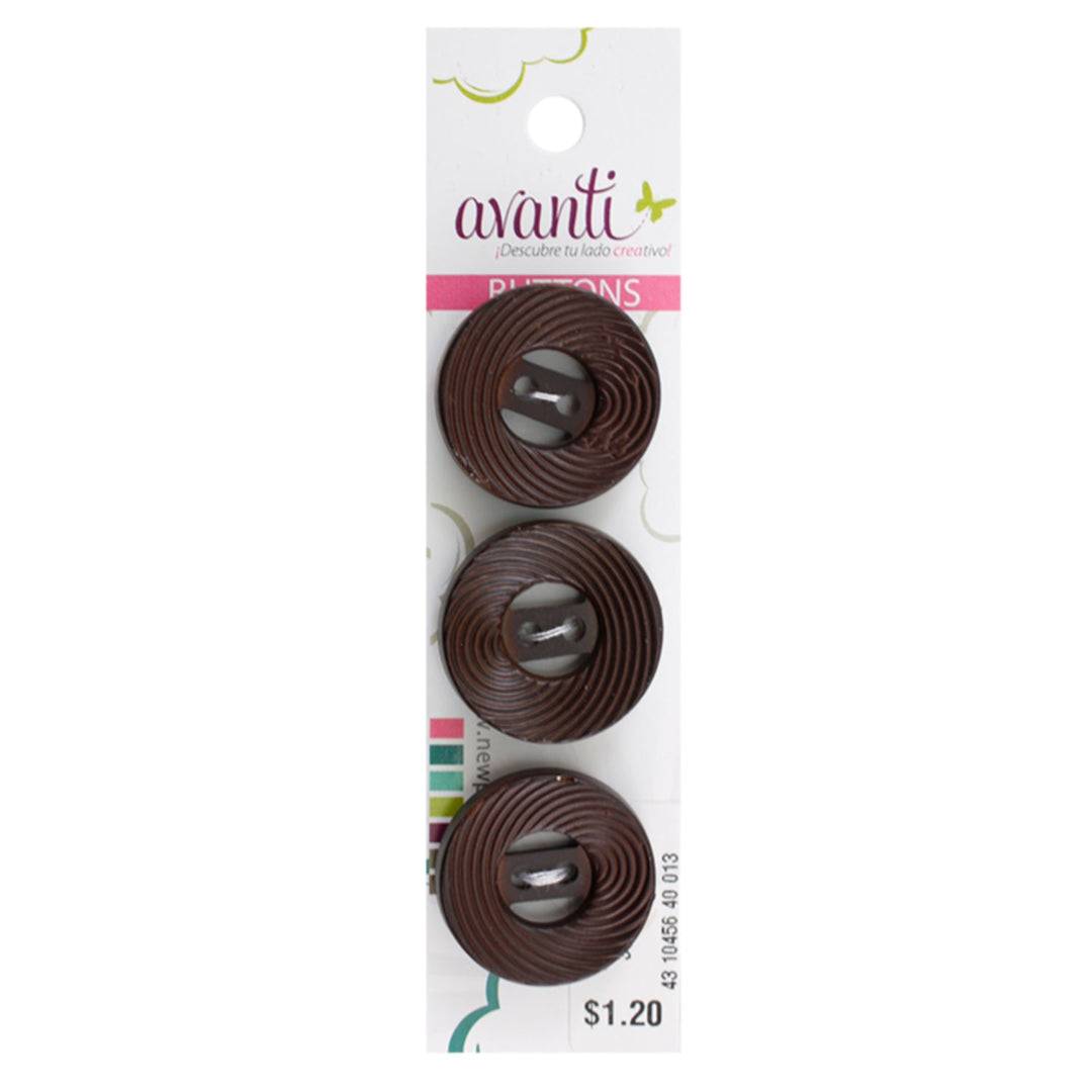 Sewing Buttons – 40L (25mm / 1 inch) with 2 Holes – Perfect for Heavy Outerwear, Tailored Suits & Home Decor, 6-Pack
