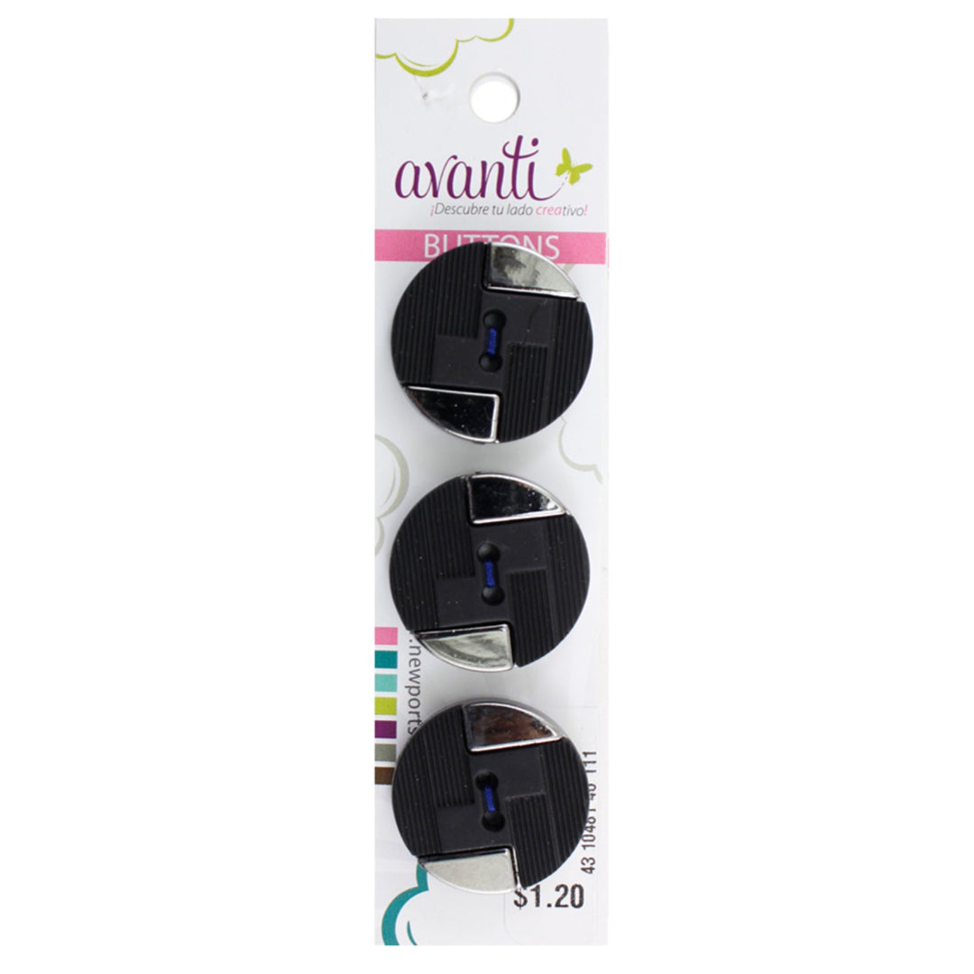 Sewing Buttons – 40L (25mm / 1 inch) with 2 Holes – Perfect for Coats, Upholstery & Costumes, 12-Pack