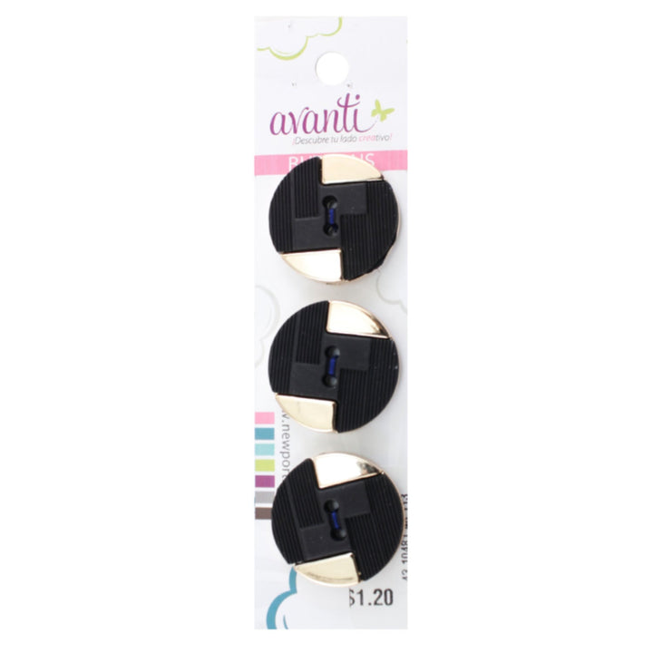 Sewing Buttons – 40L (25mm / 1 inch) with 2 Holes – Perfect for Coats, Upholstery & Costumes, 12-Pack