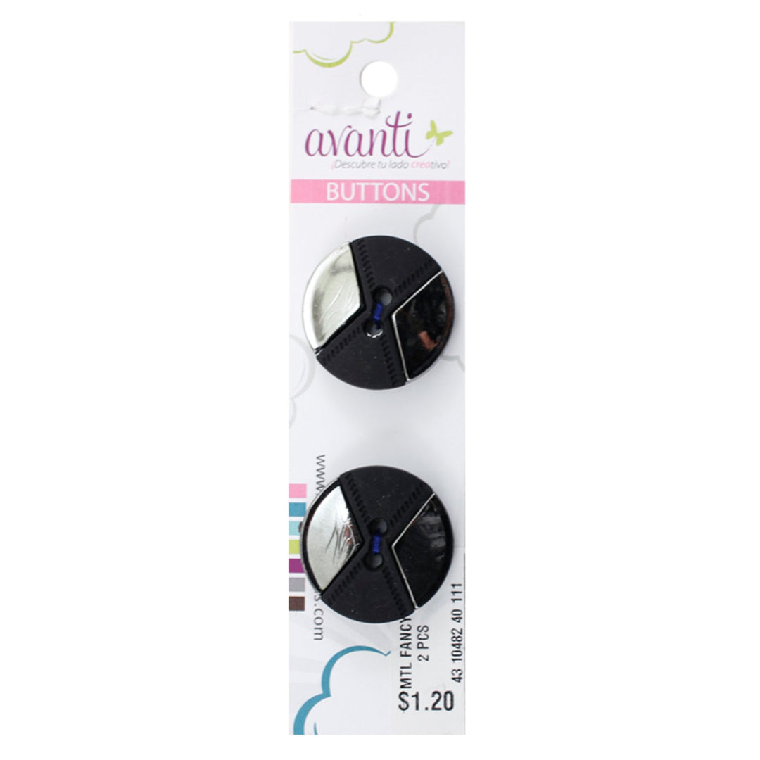 Sewing Buttons – 40L (25mm / 1 inch) with 2 Holes – Perfect for Coats, Upholstery & Costumes