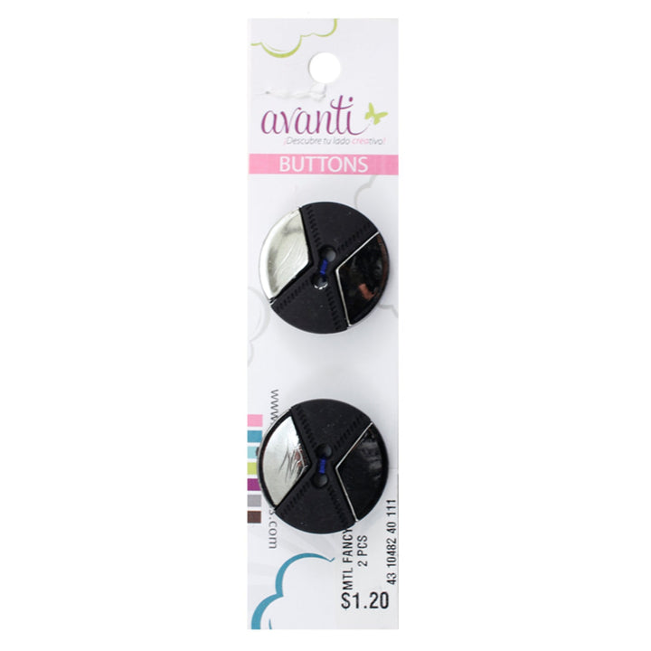 Sewing Buttons – 40L (25mm / 1 inch) with 2 Holes – Perfect for Coats, Upholstery & Costumes