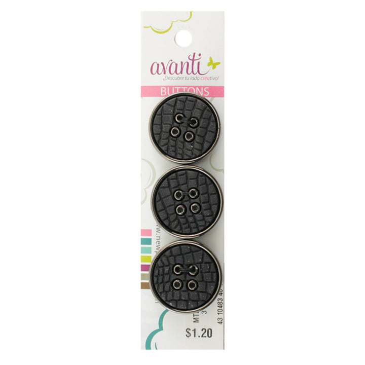 Sewing Buttons – 40L (25mm / 1 inch) with 4 Holes – Perfect for Coats, Upholstery & Costumes