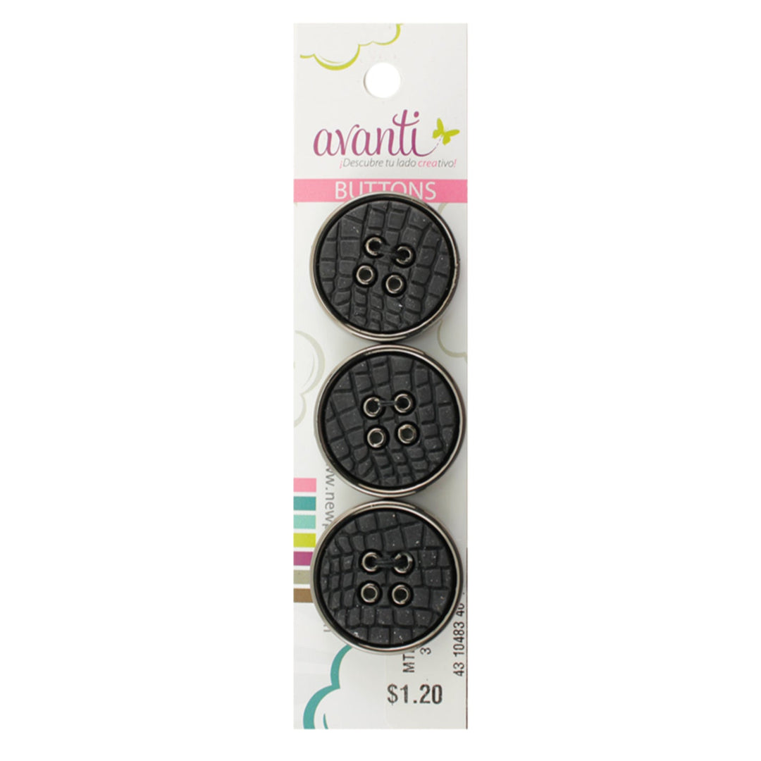 40 Linge Button Sewing Buttons – 40L (25mm / 1 inch) with 4 Holes – Perfect for Coats ...