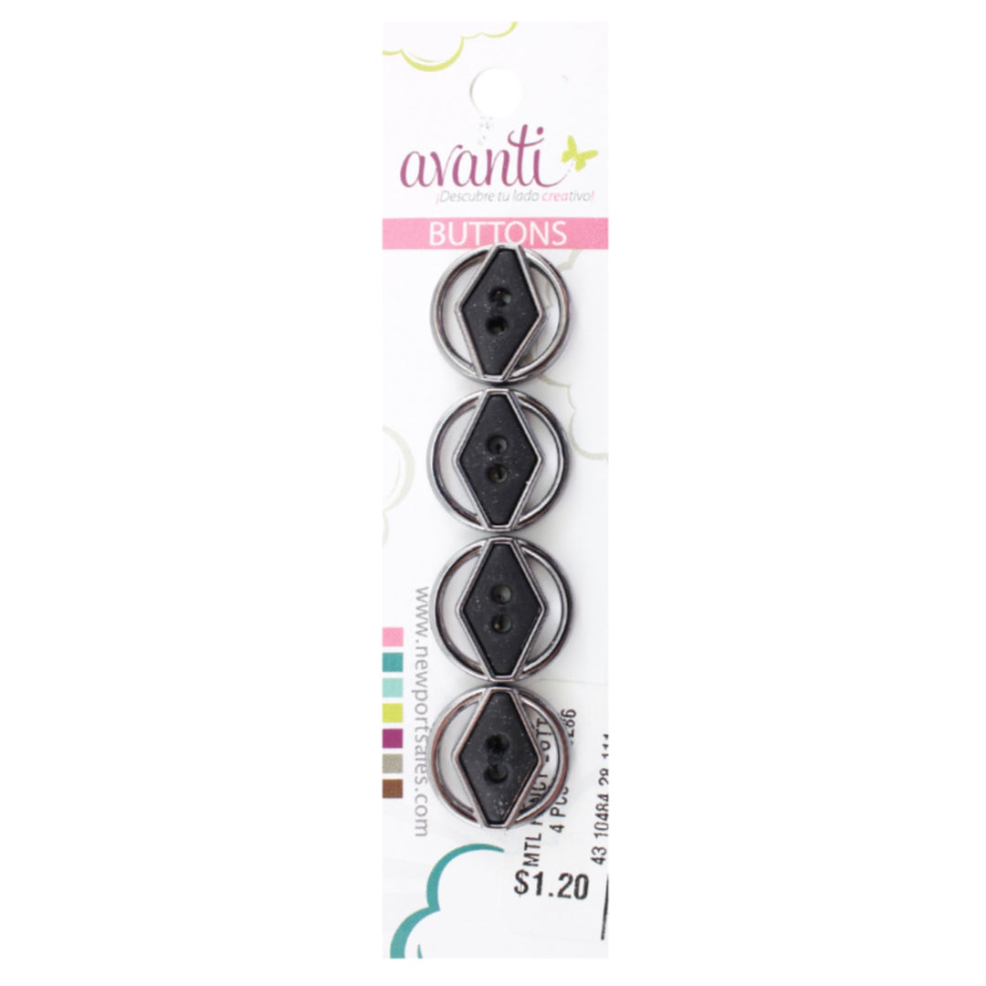 Sewing Buttons – 28L (17.0mm / 0.67 inches) with 2 Holes – Perfect for Suits, Formal Jackets & Handbags, 6-Pack