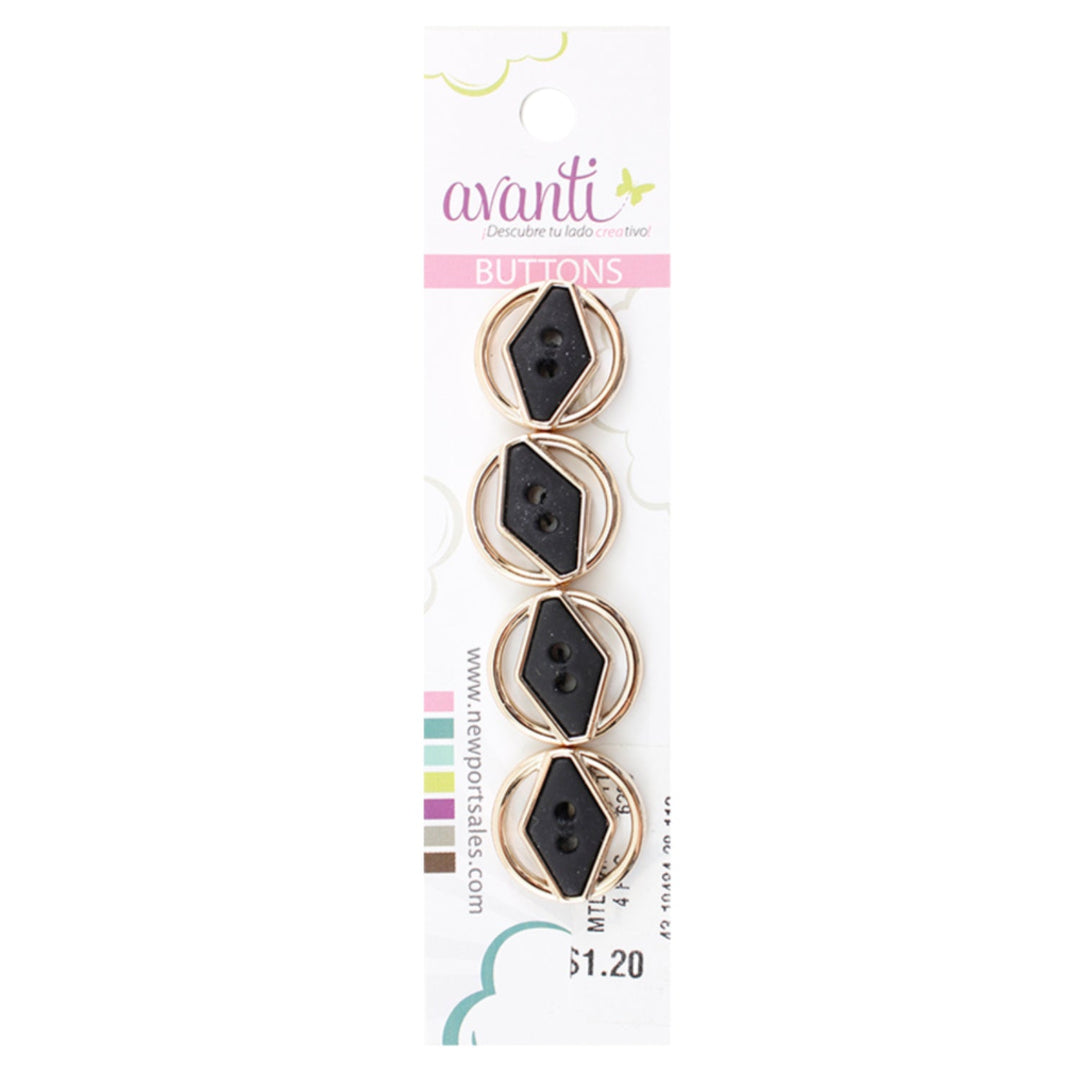 Sewing Buttons – 28L (17.0mm / 0.67 inches) with 2 Holes – Perfect for Suits, Formal Jackets & Handbags