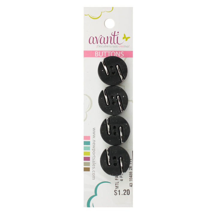 Sewing Buttons – 28L (17.0mm / 0.67 inches) with 2 Holes – Perfect for Suits, Formal Jackets & Structured Handbags, 6-Pack