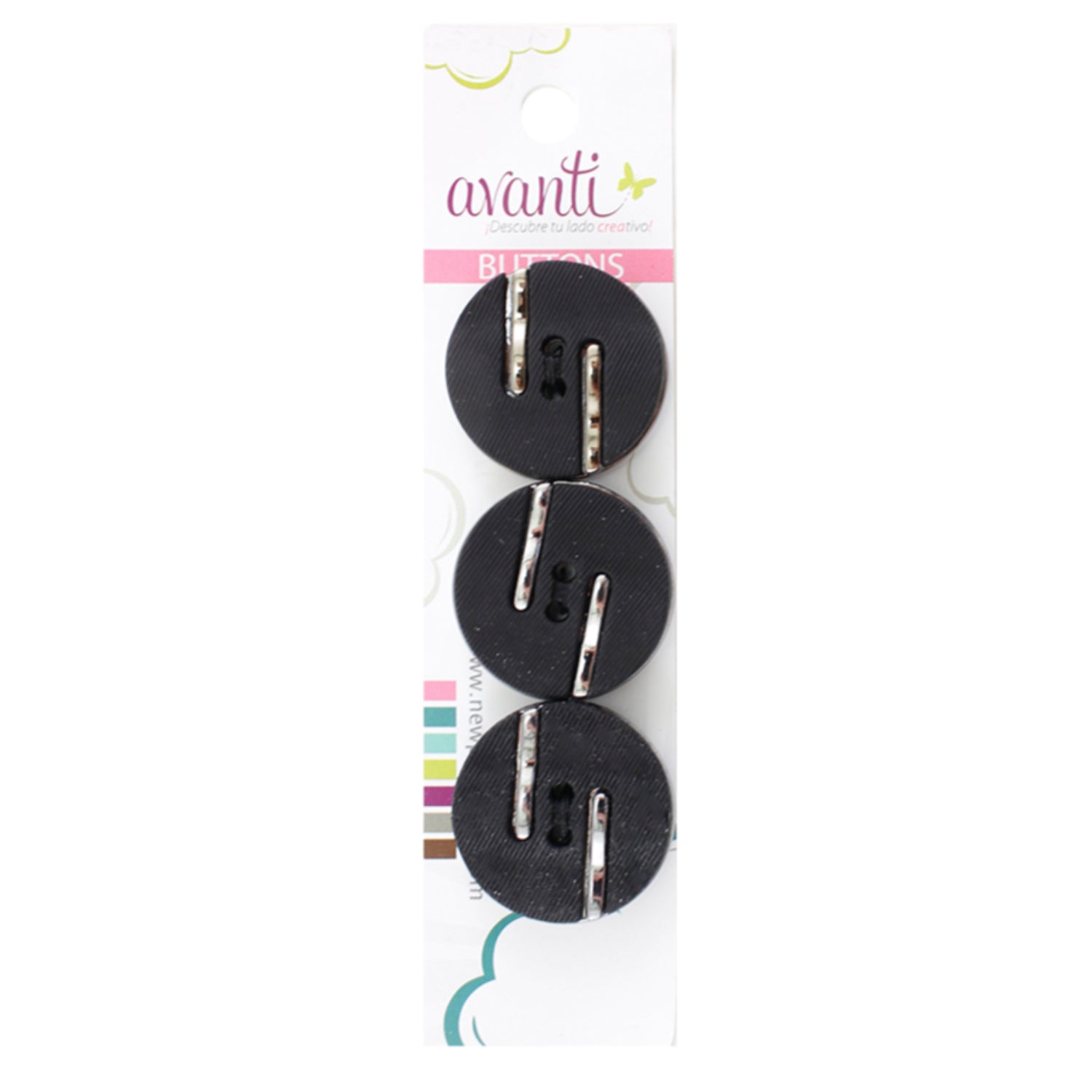 40 Linge Button Sewing Buttons – 40L (25mm / 1 inch) with 2 Holes – Perfect for Heavy ...