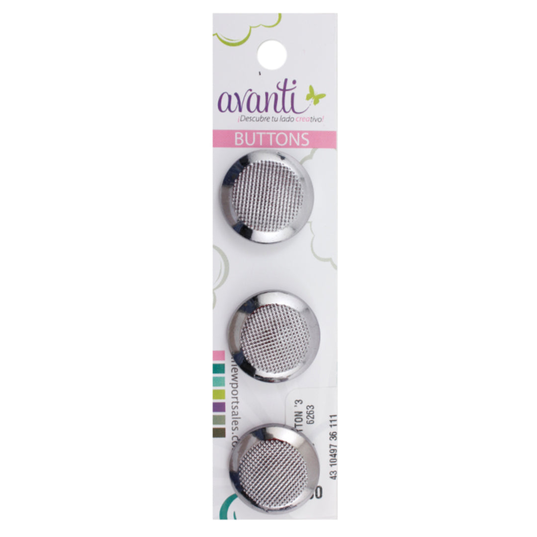 Sewing Buttons – 36L (23.0mm / 0.9 inches) with Shank Attachment – Perfect for Heavy Coats, Trench Coats & Upholstered Furniture, 6-Pack