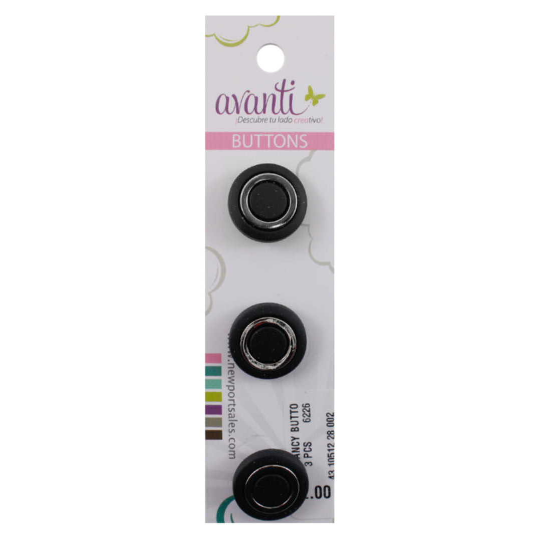 Sewing Buttons – 28L (17mm / 0.67 inches) with Shank Attachment – Perfect for Suits, Formal Jackets & Handbags