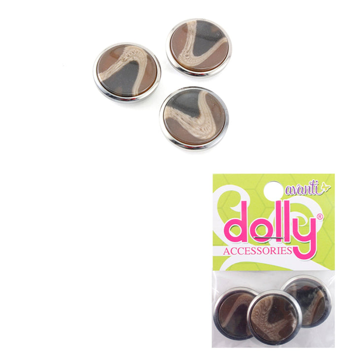 Sewing Buttons – 40L (25mm / 1 inch) with Shank Attachment – Perfect for Coats, Upholstery & Costumes, 6-Pack