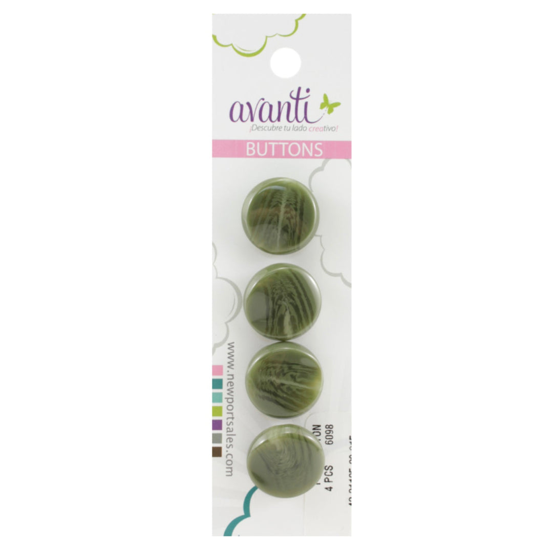 Sewing Buttons – 28L (17.0mm / 0.67 inches) with Shank Attachment – Perfect for Suits, Formal Jackets & Handbags