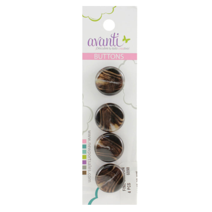 Sewing Buttons – 28L (17.0mm / 0.67 inches) with Shank Attachment – Perfect for Suits, Formal Jackets & Handbags