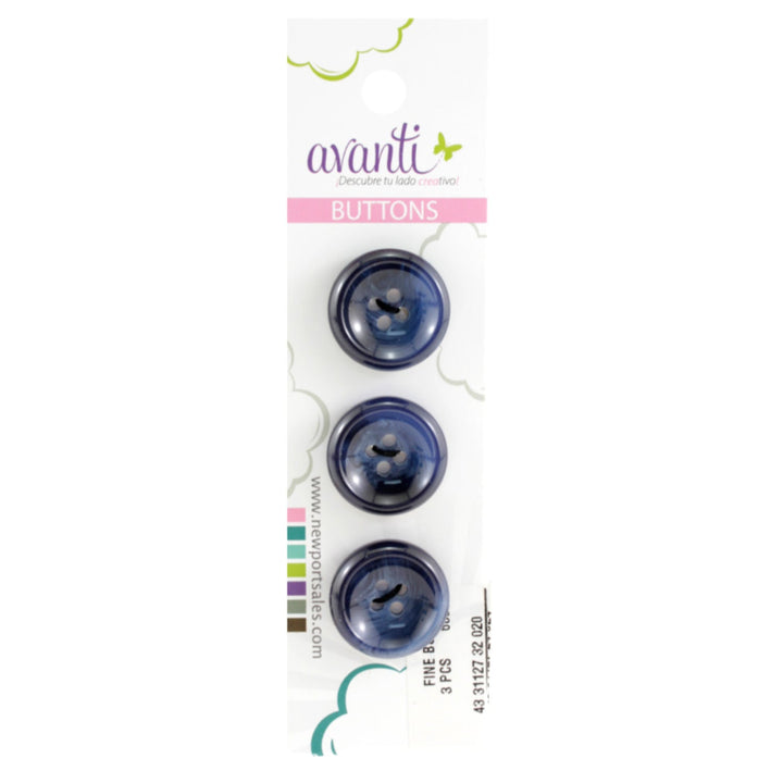 Sewing Buttons – 32L (20mm / 0.79 inches) with 4 Holes – Perfect for Coats, Blazers & Home Decor