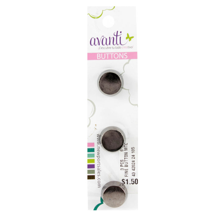 Sewing Buttons – 24L (15mm / 0.6 inches) with Shank – Perfect for Shirts, Cardigans & Children’s Clothing
