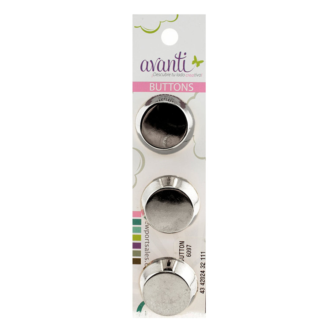Sewing Shank Buttons – 32L (20mm / 0.79 inches) – Perfect for Coats, Blazers, Bags & Upholstery, 6-Pack