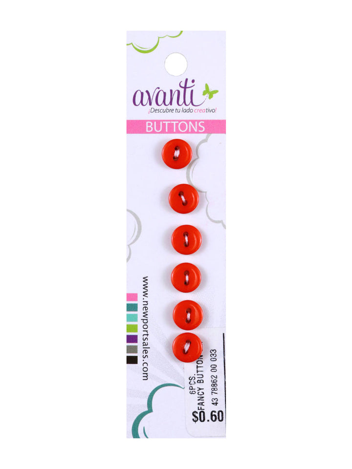 Sewing Buttons – 14L (8.5mm / 0.33 inches) with 2 Holes – Perfect for Baby Clothing, Dresses & Accessories