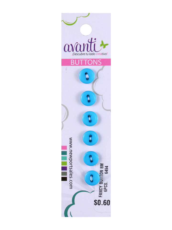 Sewing Buttons – 14L (8.5mm / 0.33 inches) with 2 Holes – Perfect for Baby Clothing, Dresses & Accessories