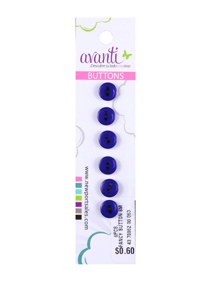 Sewing Buttons – 14L (8.5mm / 0.33 inches) with 2 Holes – Perfect for Baby Clothing, Dresses & Accessories, 12-Pack