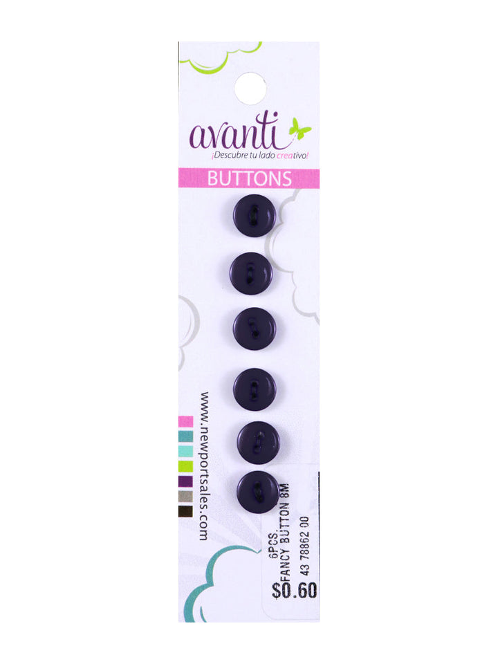 Sewing Buttons – 14L (8.5mm / 0.33 inches) with 2 Holes – Perfect for Baby Clothing, Dresses & Accessories, 12-Pack