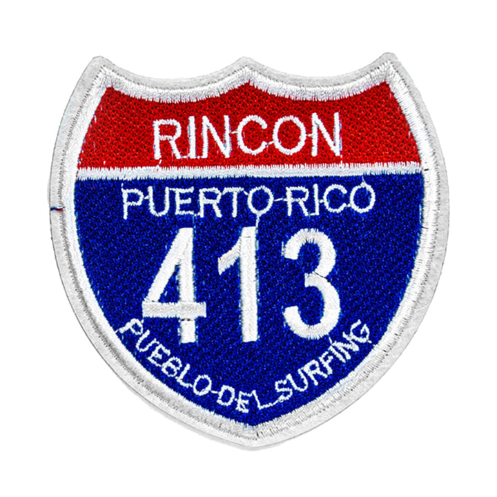 Peel & Stick,  Embroidered Patch,  Sew On Iron On Patch Applique,  Rincon PR Style