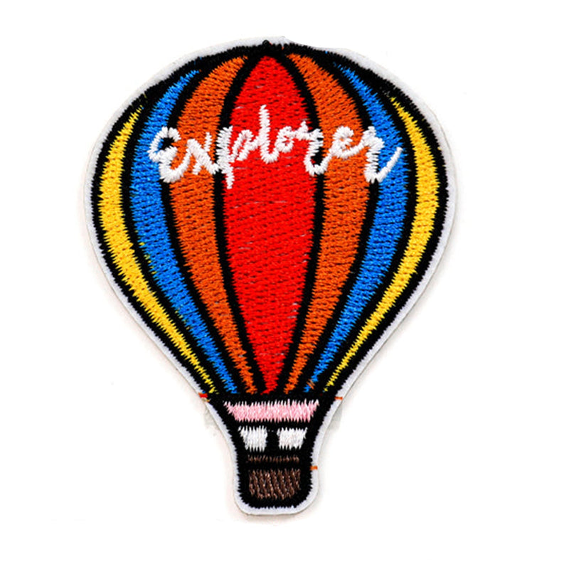 Peel & Stick,  Embroidered Patch,  Sew On Iron On Patch Applique,  Air Balloon Style