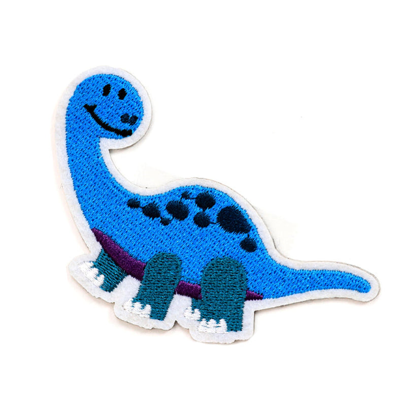 Peel & Stick,  Embroidered Patch,  Sew On Iron-On Patch Applique,  Dinosaur Style,   12-Pack