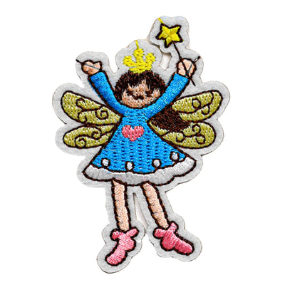 Peel & Stick,  Embroidered Patch,  Sew On Iron On Patch Applique,  Fairy Godmother Style
