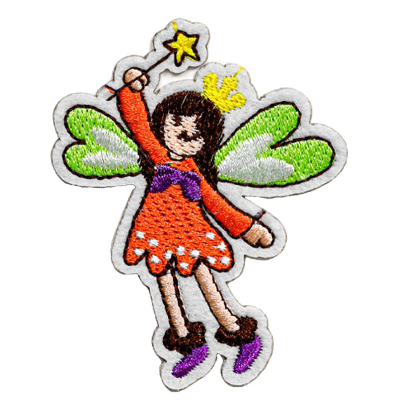 Peel & Stick,  Embroidered Patch,  Sew On Iron On Patch Applique,  Fairy Godmother Style,   12-Pack