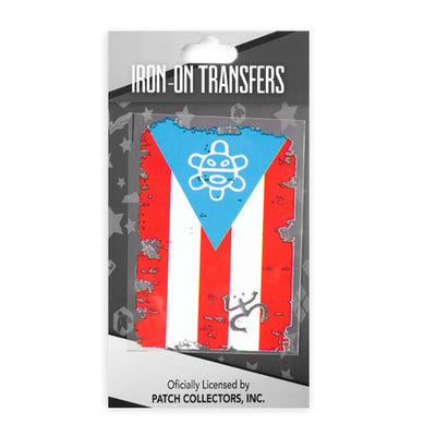 Iron On Transfers,  Heat Transfer Stickers Decals,  1 Piece,  PR Flag Style