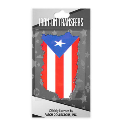 Iron On Transfers,  Heat Transfer Stickers Decals,  1 Piece,  PR Flag Style