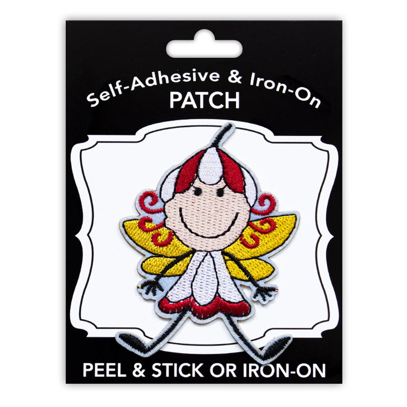 Girl Style Peel & Stick, Embroidered Patch, Sew On Iron On Patch Applique, 12-Pack