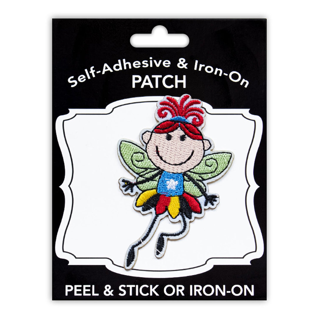 Fairy Godmother Style, Peel & Stick, Embroidered Patch, Sew On Iron On Patch Applique