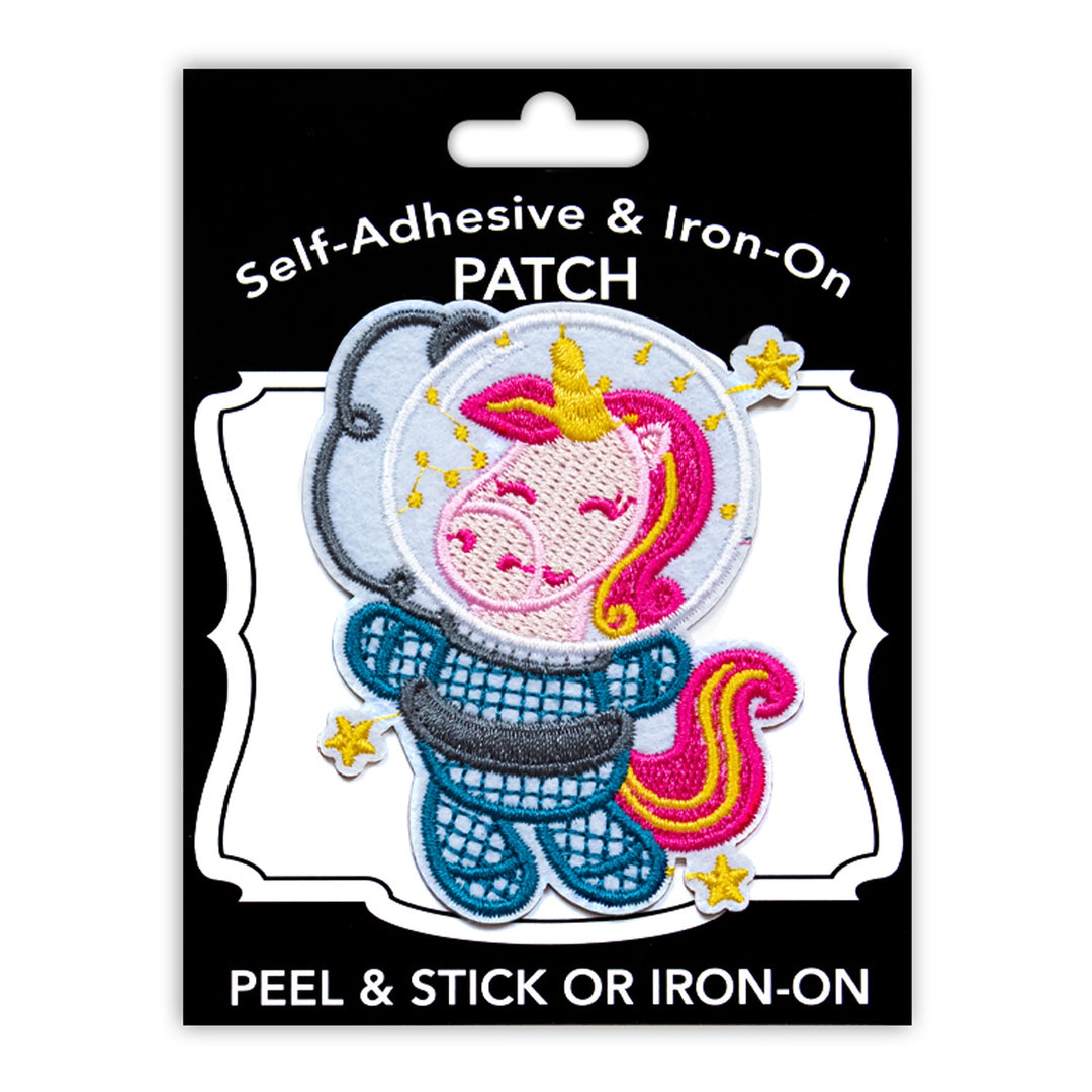 Unicorn Style Peel & Stick, Embroidered Patch, Sew On Iron On Patch Applique