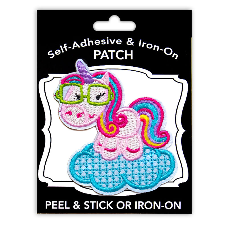 Unicorn Style Peel & Stick, Embroidered Patch, Sew On Iron On Patch Applique, 12-Pack