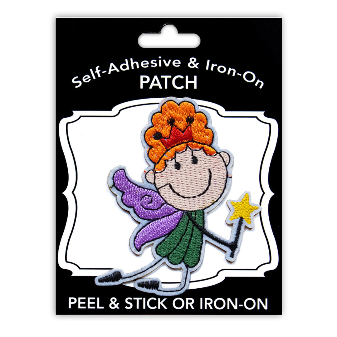 Peel & Stick, Embroidered Patch, Sew On Iron On Patch Applique, Fairy Godmother Style