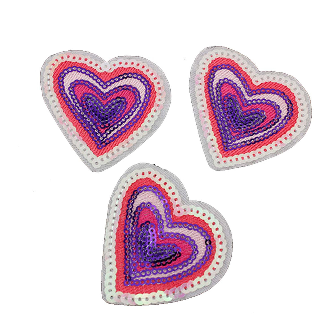 Iron On Transfers,  Heat Transfer Stickers Decals,  20 Pieces,  Love Heart Style,   20-Pack