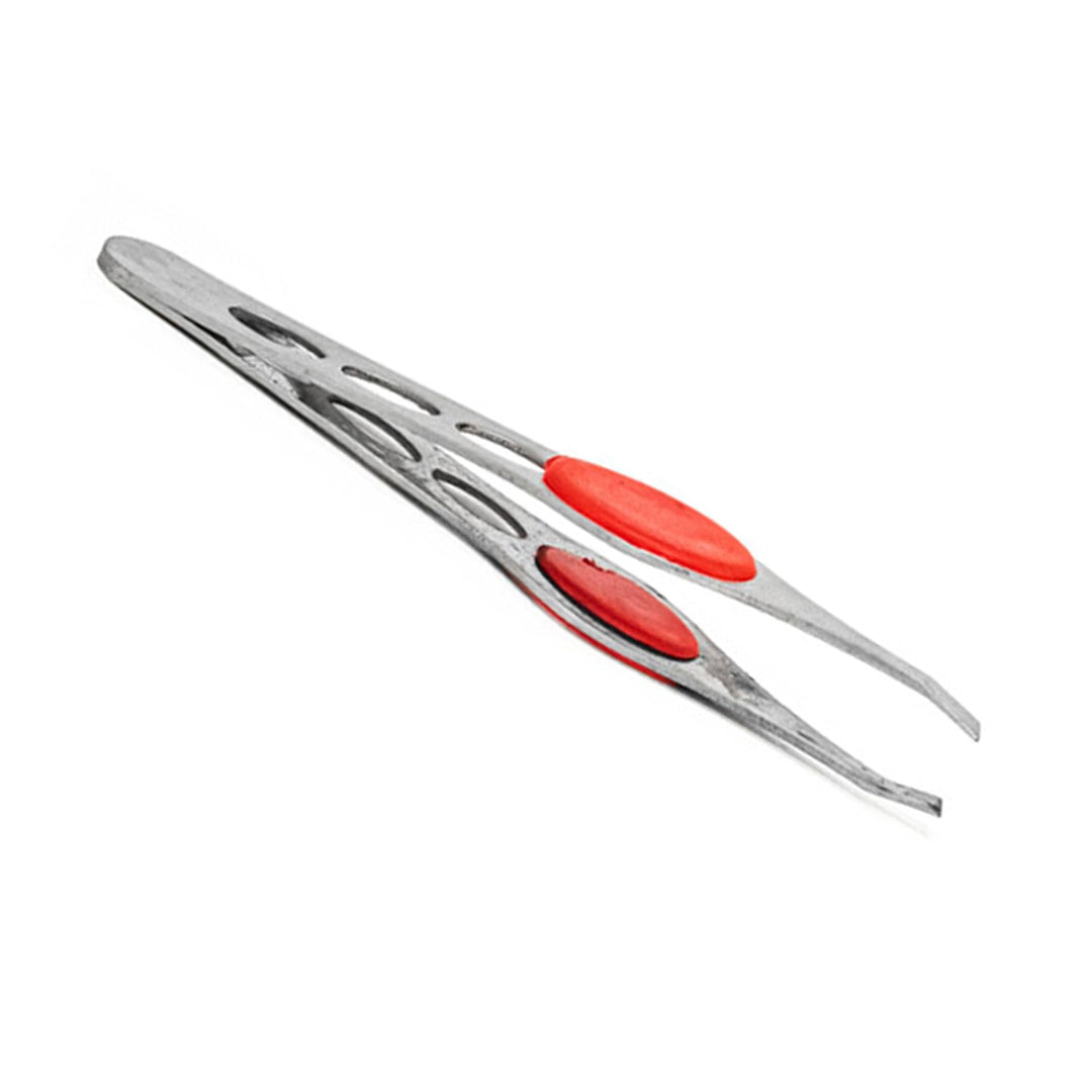 Zinger Wide Slant Tip Grip Stainless Steel Tweezers XL, 1 Piece