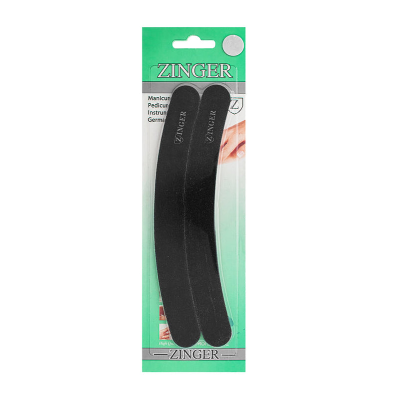 2 Pcs Curved Professional Nail File Set & Buffers for Home, Professional and Salon Use