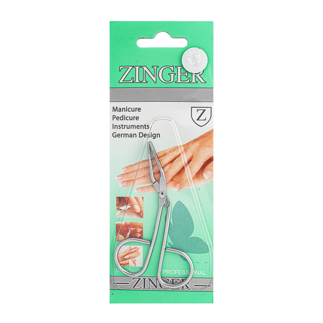 Scissor Handle Eyebrow Tweezers, Facial Hair Plucking Tool by Zinger, 12-Pack