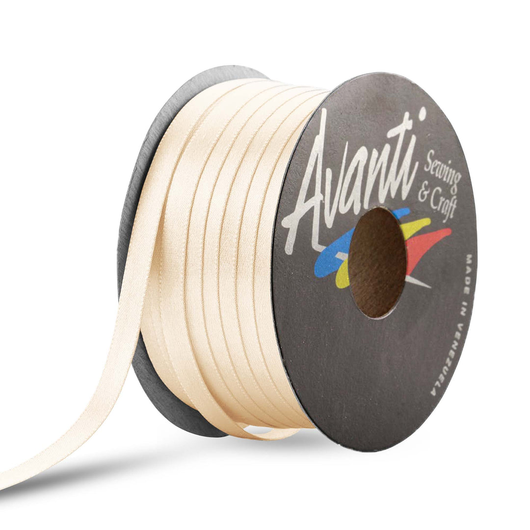 🎀 Avanti Satin Double Face Ribbon – 1/4" (6 mm) | Florist Size #1 | 50 Yards | Made in Venezuela