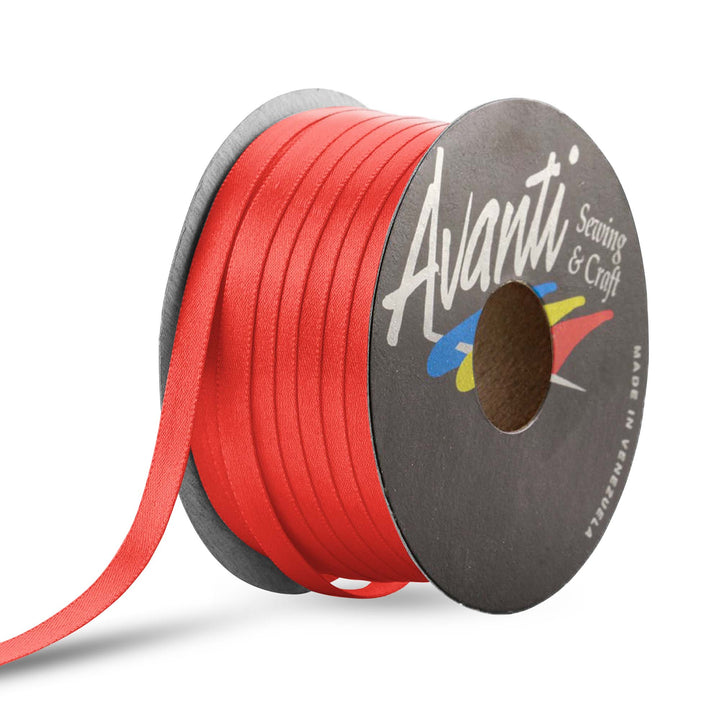 🎀 Avanti Satin Double Face Ribbon – 1/4" (6 mm) | Florist Size #1 | 50 Yards | Made in Venezuela
