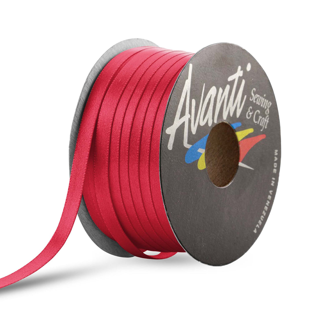 🎀 Avanti Satin Double Face Ribbon – 1/4" (6 mm) | Florist Size #1 | 50 Yards | Made in Venezuela