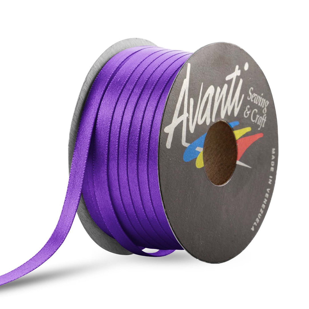 🎀 Avanti Satin Double Face Ribbon – 1/4" (6 mm) | Florist Size #1 | 50 Yards | Made in Venezuela
