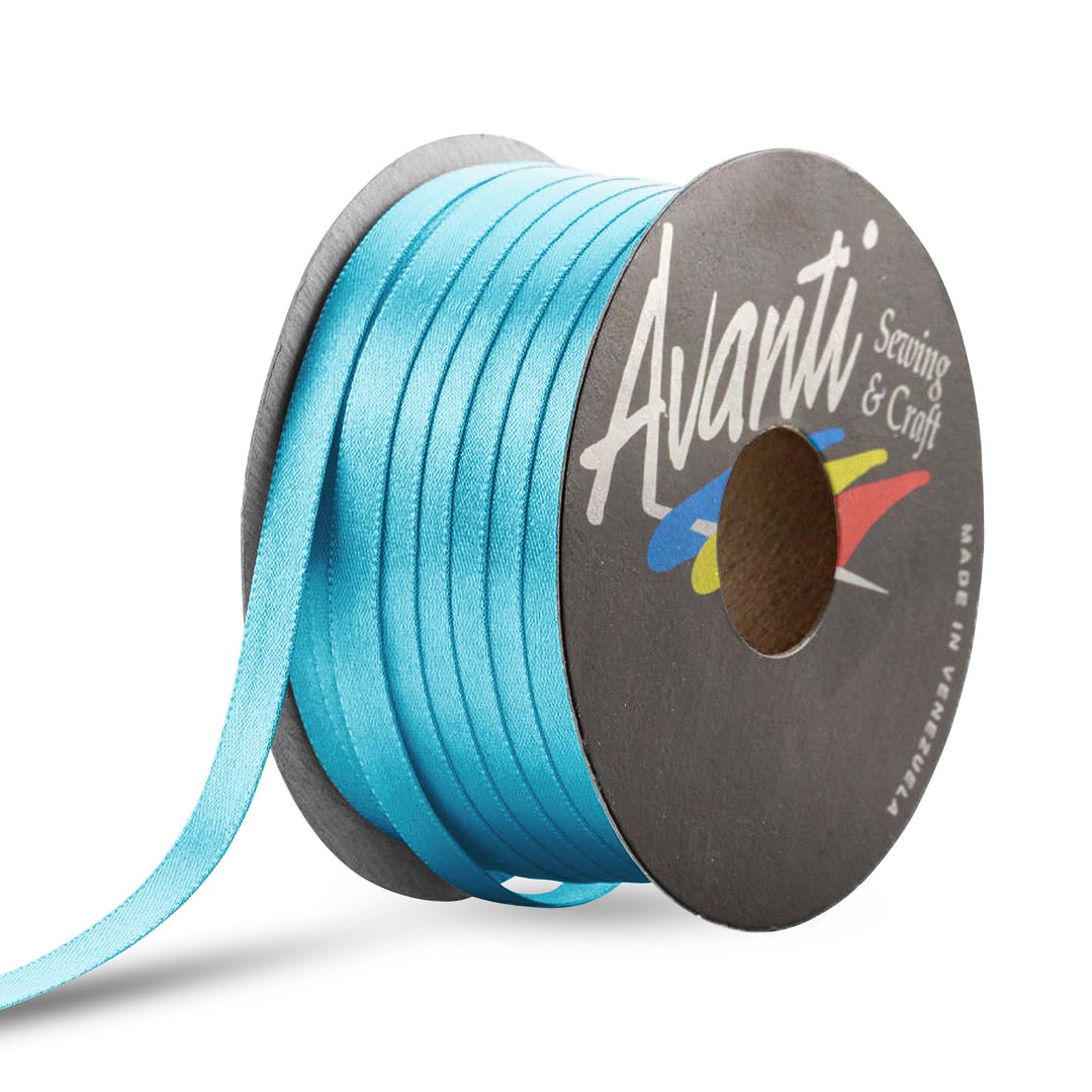 🎀 Avanti Satin Double Face Ribbon – 1/4" (6 mm) | Florist Size #1 | 50 Yards | Made in Venezuela